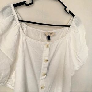 White Universal Thread Top
